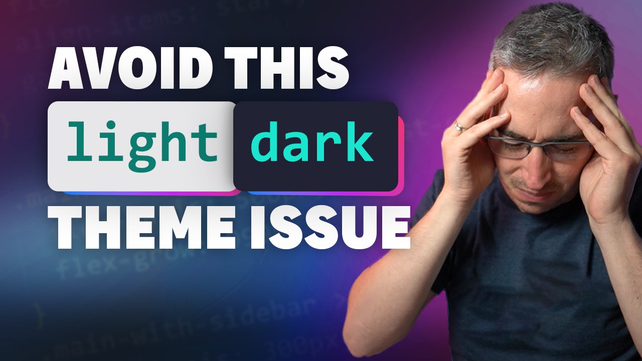 A simple mistake that can screw up your light/dark theme (and how t...