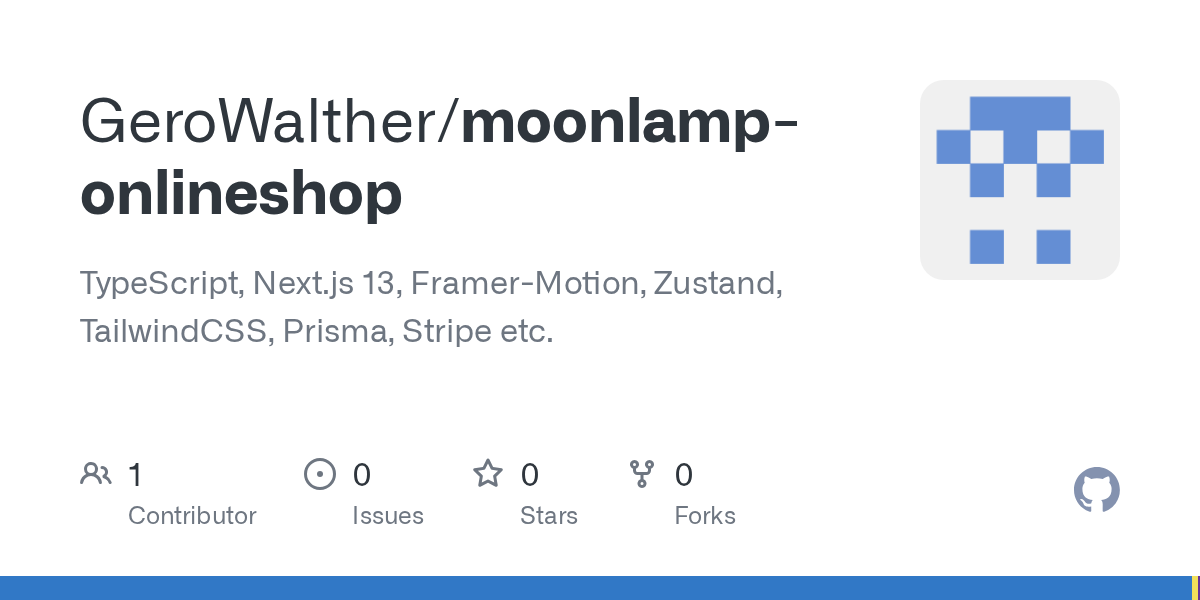 GitHub - GeroWalther/moonlamp-onlineshop: TypeScript, Next.js 13, F...