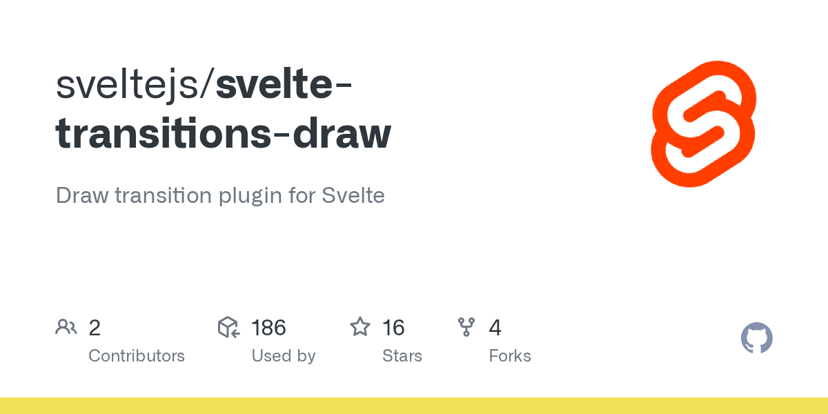 GitHub - sveltejs/svelte-transitions-draw: Draw transition plugin f...
