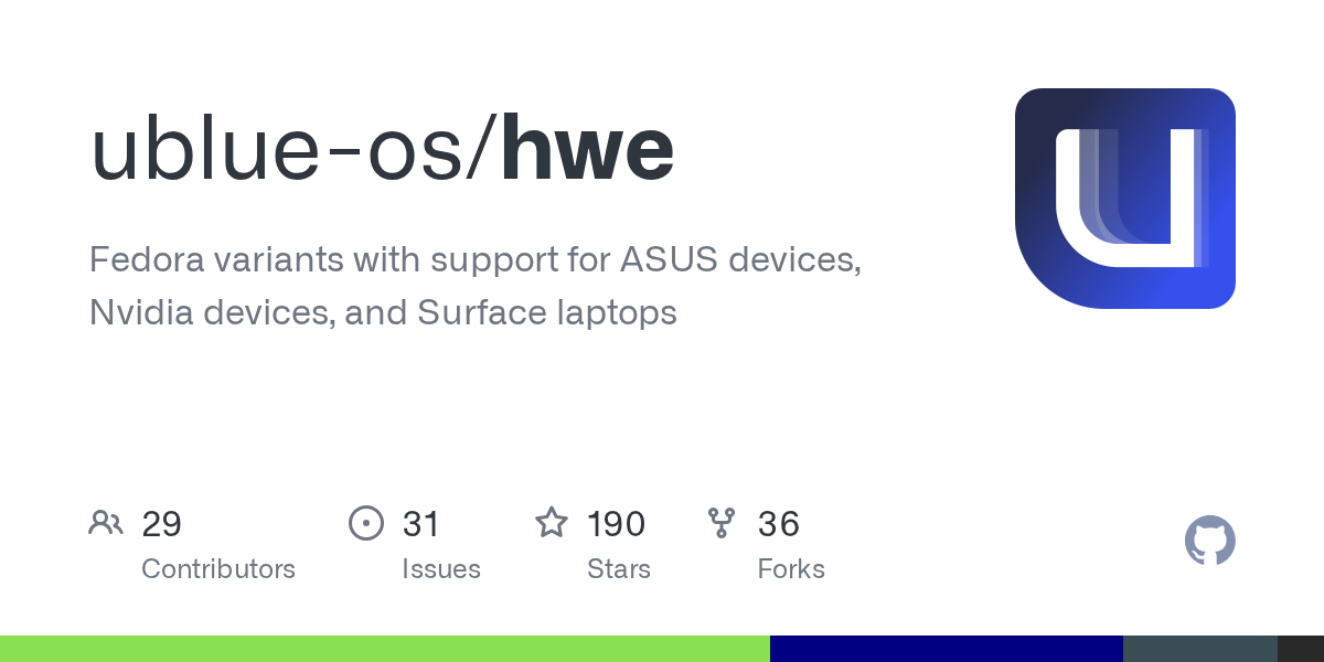 GitHub - ublue-os/nvidia: Fedora variants with built-in Nvidia drivers
