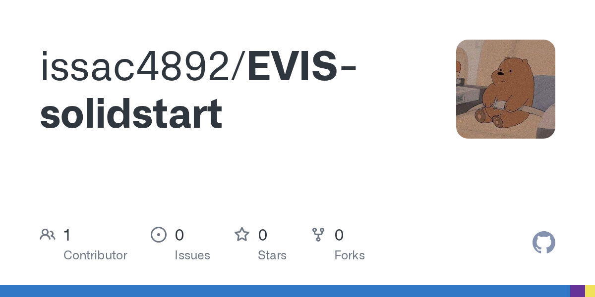 GitHub - issac4892/EVIS-solidstart