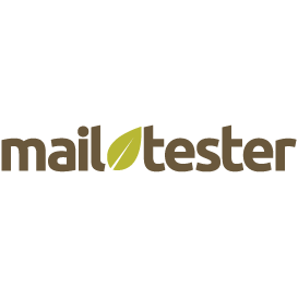 Newsletters spam test by mail-tester.com