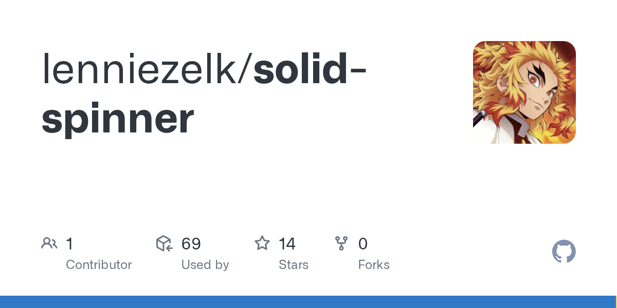 GitHub - lenniezelk/solid-spinner