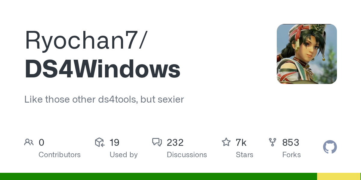 Releases · Ryochan7/DS4Windows