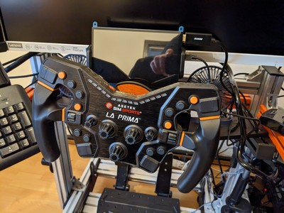 Asetek La Prima Wheelbase und Formula Wheel, 12Nm