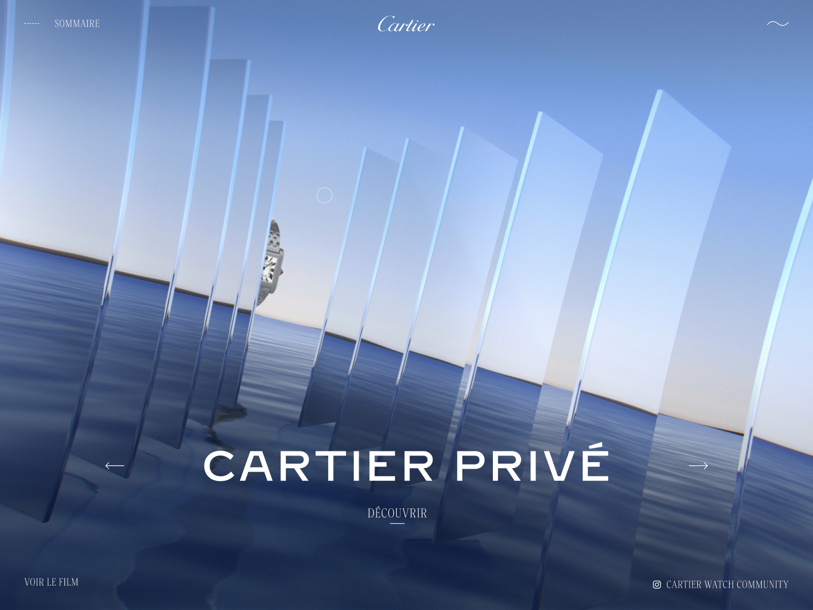 Cartier Watches and Wonders - Awwwards SOTD
