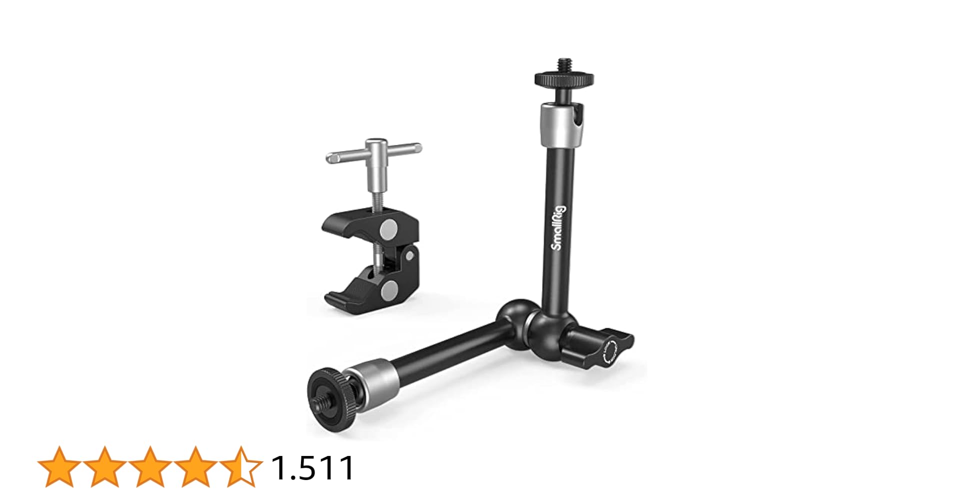 SMALLRIG 10 Zoll Magic Arm mit Super Clamp Large Crab Zangenclip fü...