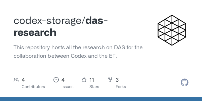 GitHub - codex-storage/das-research: This repository hosts all the ...