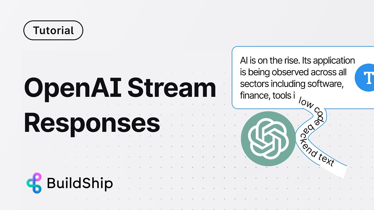 Streaming Response from OpenAI API with No Code