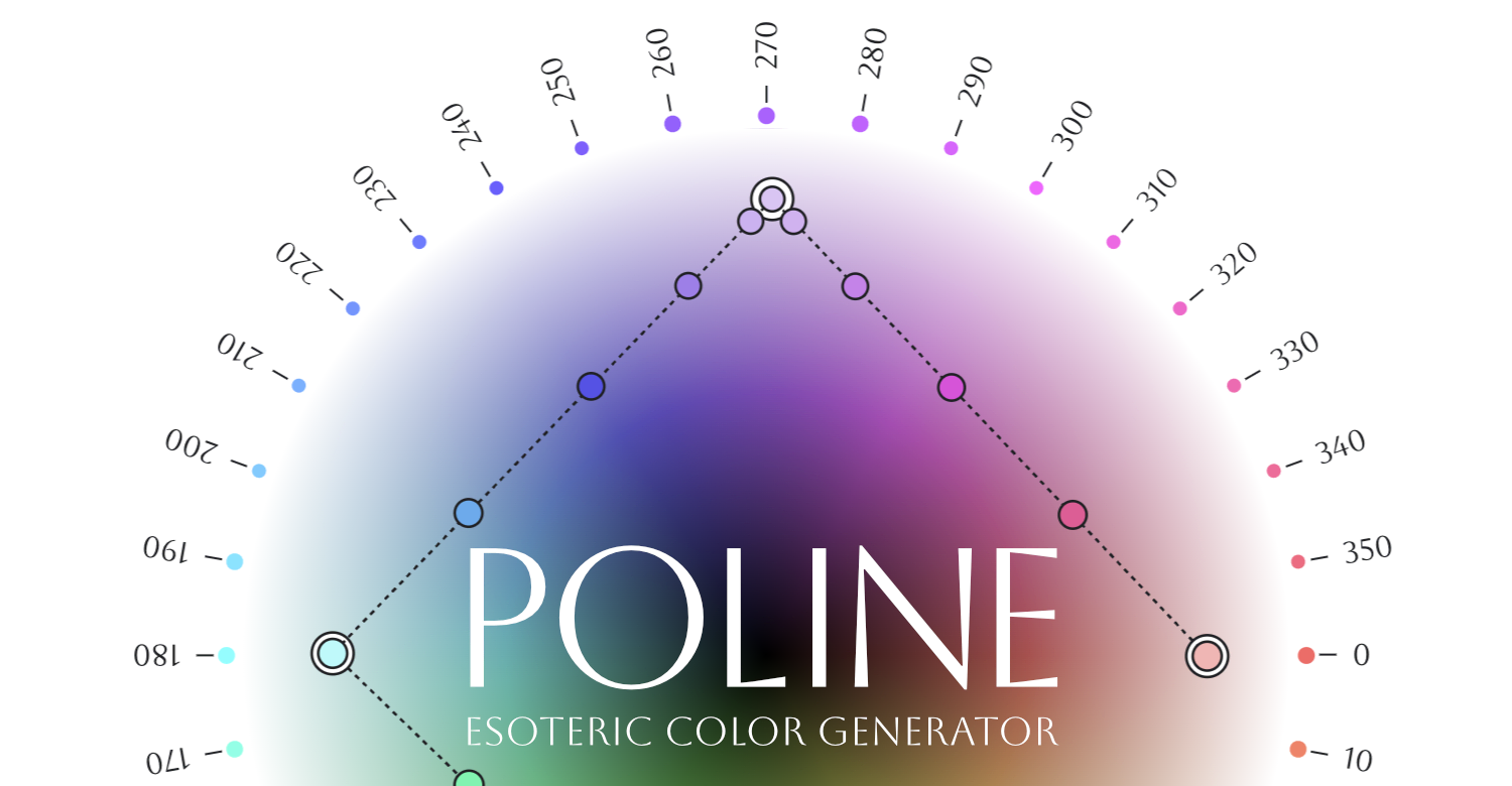 Poline — Esoteric Color Palette Generation Library