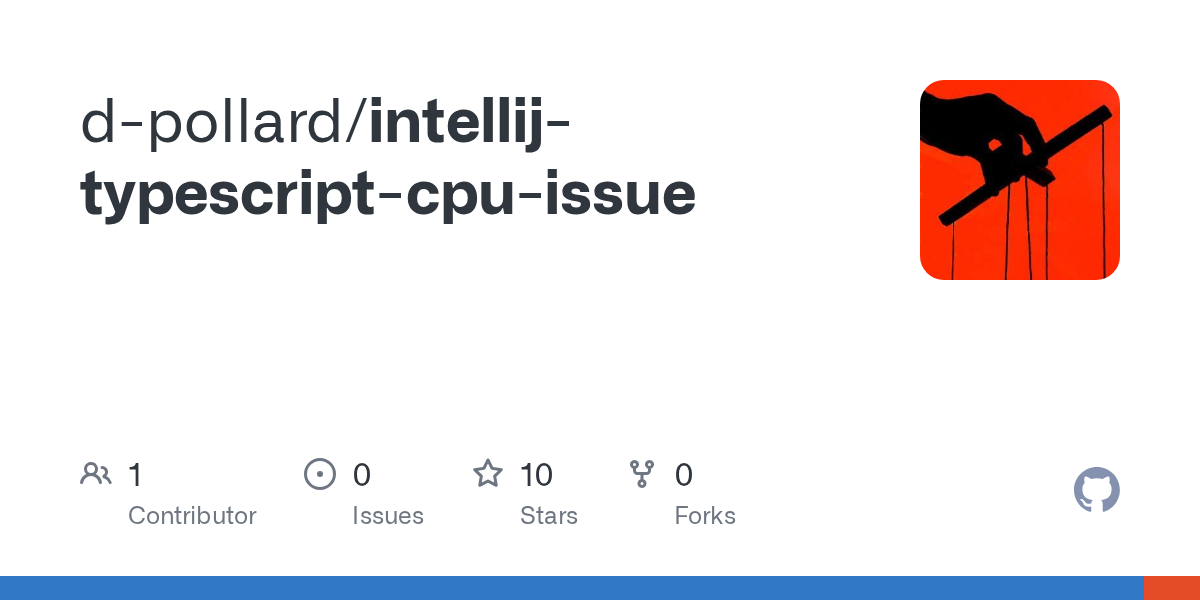 GitHub - d-pollard/intellij-typescript-cpu-issue