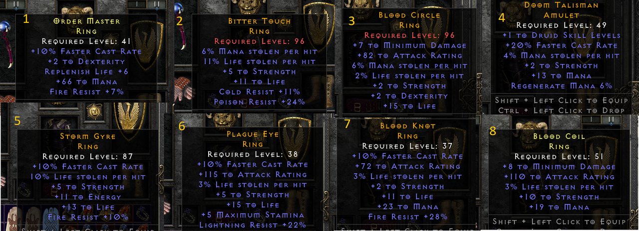 More Rings And Amus Craft - Topic - d2jsp