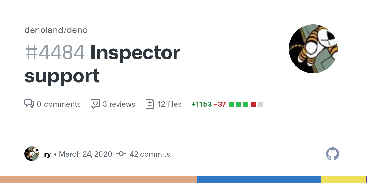 Inspector support by ry · Pull Request #4484 · denoland/deno