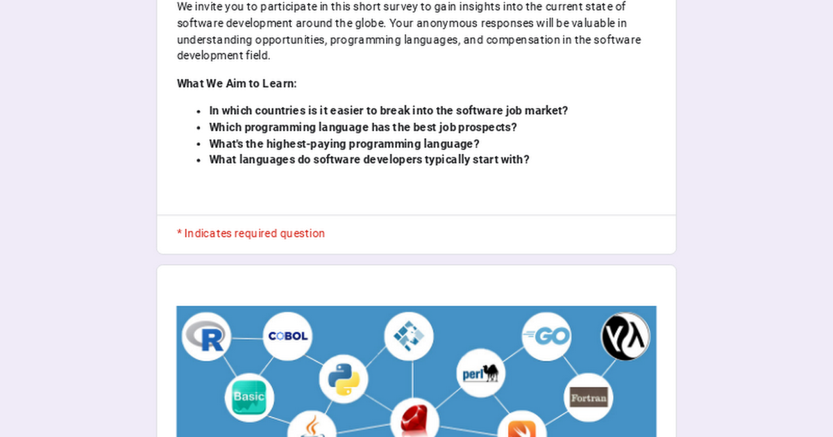 Survey on Software Development Job Placement