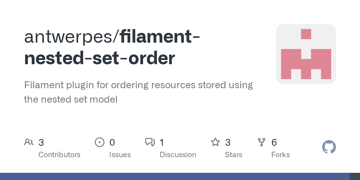 Anyone know of a nested set plugin for filament that works? - Filament