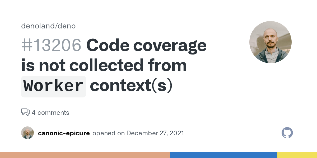 Code coverage is not collected from `Worker` context(s) · Issue #13...