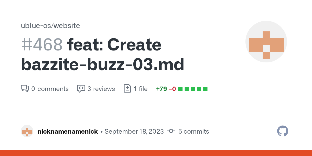 feat: Create bazzite-buzz-03.md by nicknamenamenick · Pull Request ...