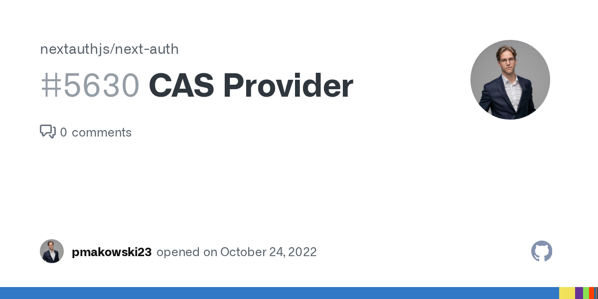 CAS Provider · Issue #5630 · nextauthjs/next-auth