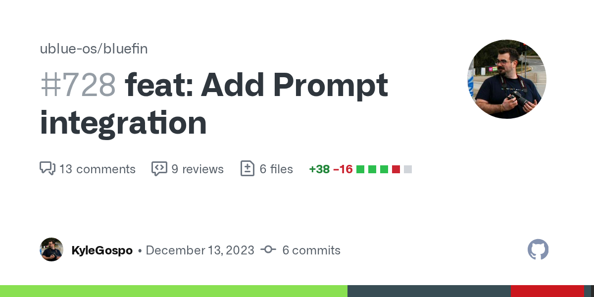 feat: Add Prompt integration & Logo Menu by KyleGospo · Pull Reques...