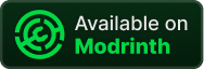 'Available on modrinth' Badge
