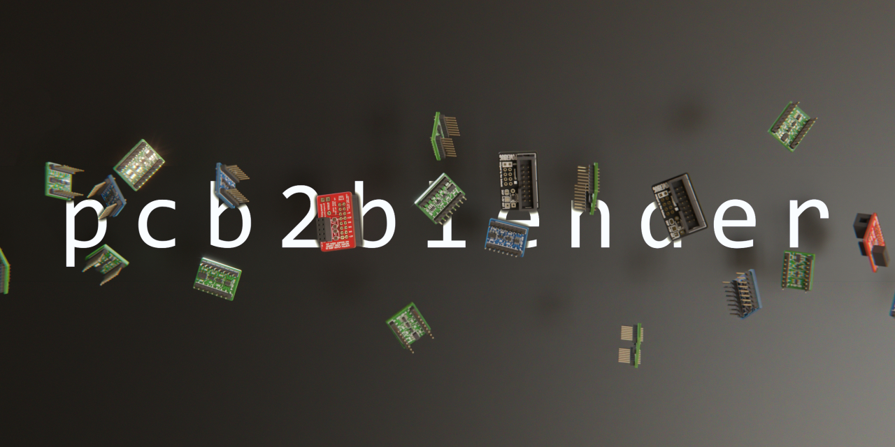 GitHub - 30350n/pcb2blender: KiCad to Blender 3D model workflow