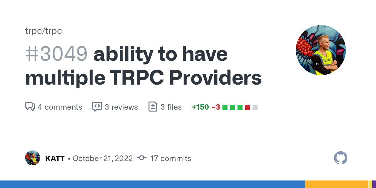 ability to have multiple TRPC Providers by KATT ยท Pull Request #304...