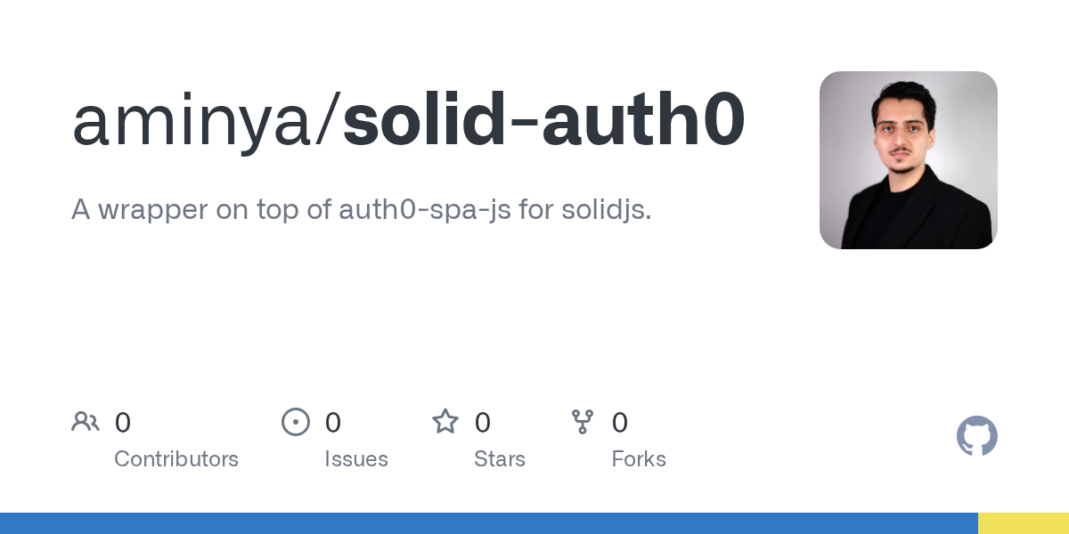 GitHub - aminya/solid-auth0 at update