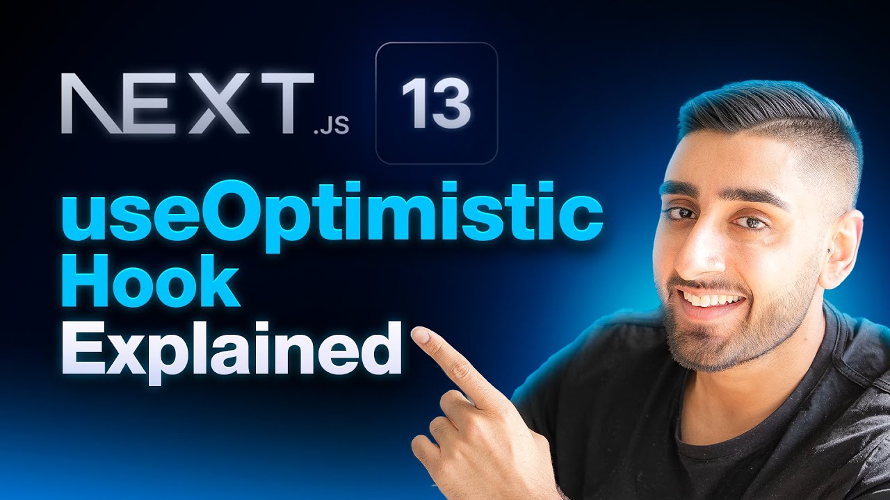 Learn the useOptimistic Hook in 19 minutes (Next.js 13 For Beginners)