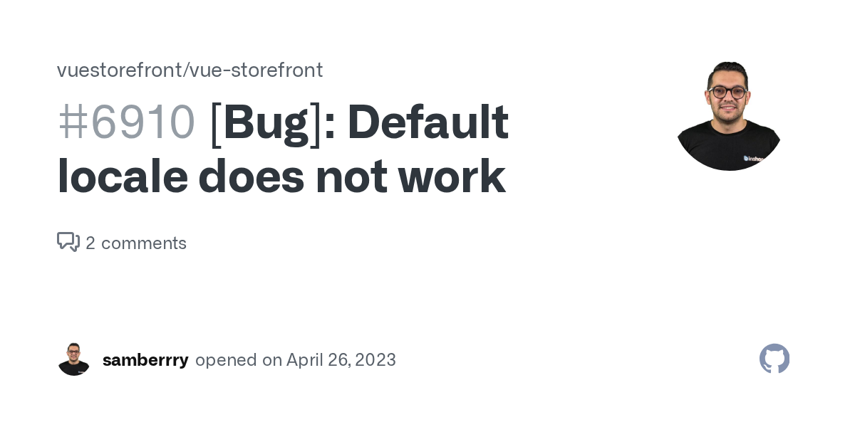 [Bug]: Default locale does not work · Issue #6910 · vuestorefront/v...