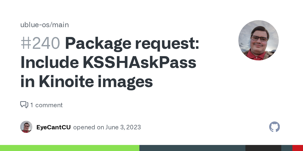 Package request: Include KSSHAskPass in Kinoite images · Issue #240...