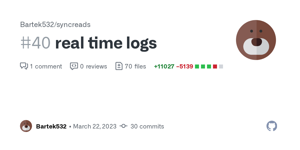 real time logs by Bartek532 · Pull Request #40 · Bartek532/rssmarka...