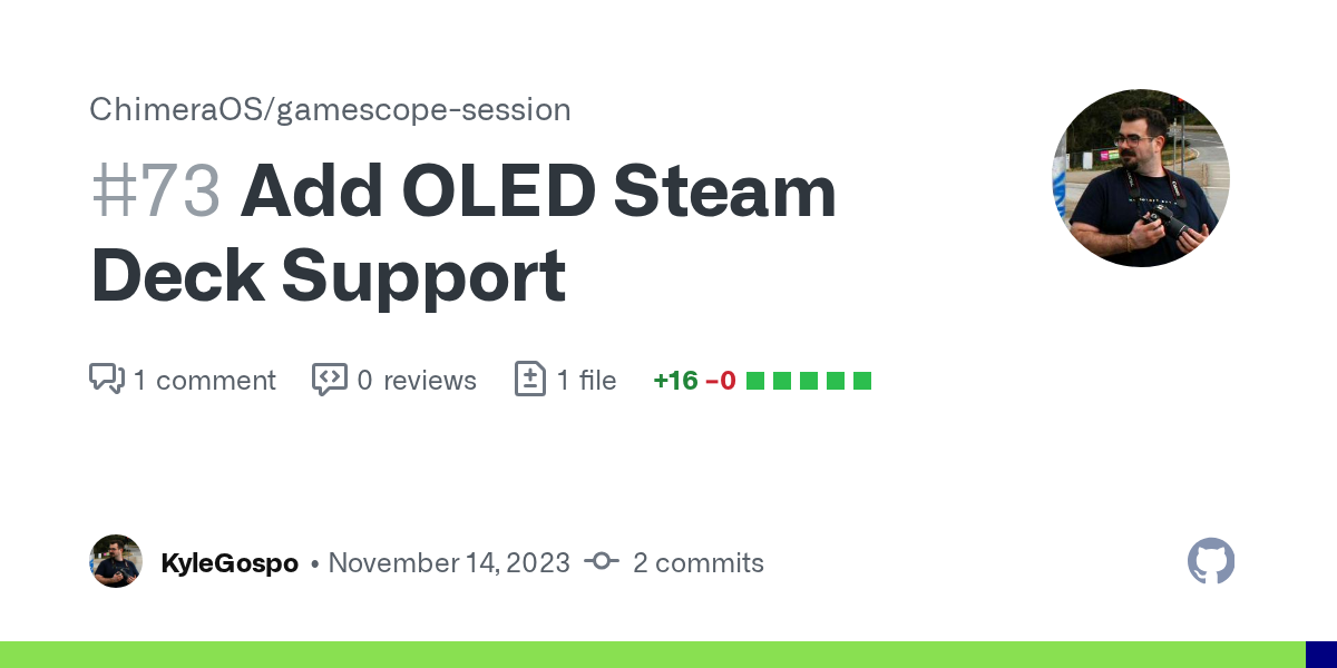 Add OLED Steam Deck Support by KyleGospo · Pull Request #73 · Chime...