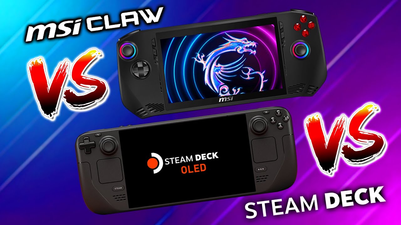 MSI CLAW Vs Steam Deck OLED Performance Test! And The Winner Is...