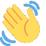 Waving hand